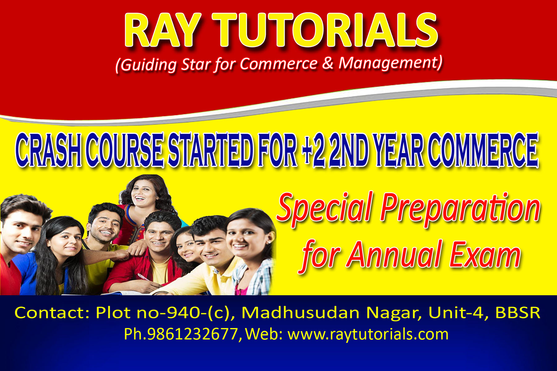 CRASH COURSE FOR +2 2ND YEAR 